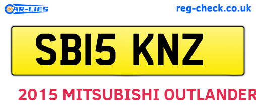 SB15KNZ are the vehicle registration plates.