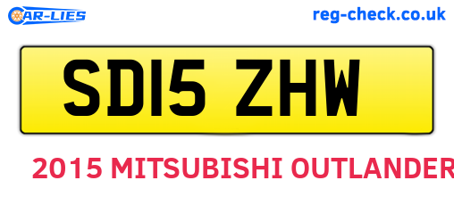 SD15ZHW are the vehicle registration plates.