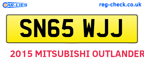 SN65WJJ are the vehicle registration plates.