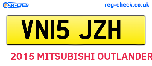 VN15JZH are the vehicle registration plates.