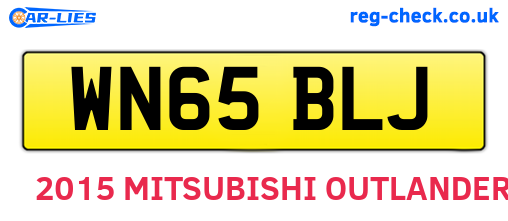 WN65BLJ are the vehicle registration plates.