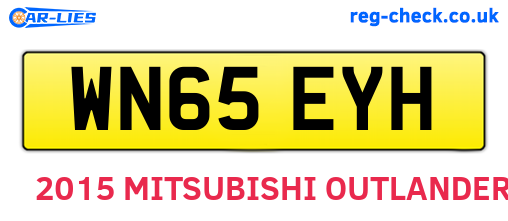 WN65EYH are the vehicle registration plates.