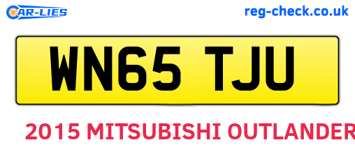 WN65TJU are the vehicle registration plates.