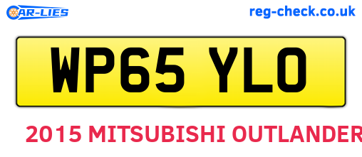 WP65YLO are the vehicle registration plates.