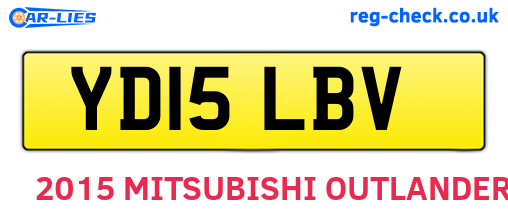YD15LBV are the vehicle registration plates.