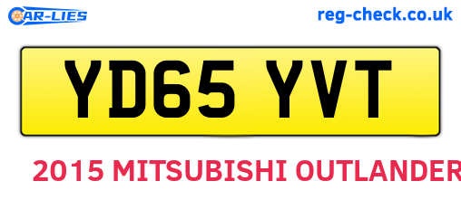 YD65YVT are the vehicle registration plates.