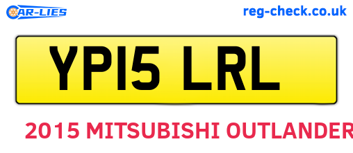 YP15LRL are the vehicle registration plates.