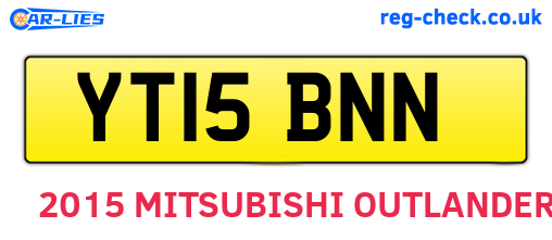 YT15BNN are the vehicle registration plates.