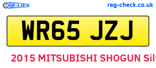 WR65JZJ are the vehicle registration plates.