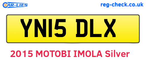 YN15DLX are the vehicle registration plates.