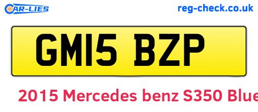 Blue 2015 Mercedes-benz S350 (GM15BZP)