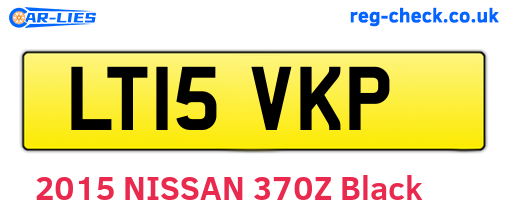 LT15VKP are the vehicle registration plates.