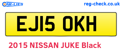 EJ15OKH are the vehicle registration plates.