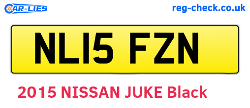 NL15FZN are the vehicle registration plates.