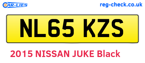 NL65KZS are the vehicle registration plates.