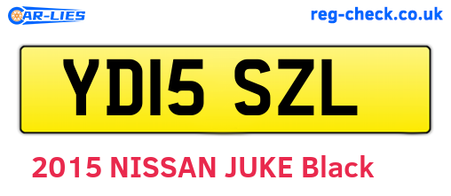 YD15SZL are the vehicle registration plates.