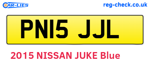 PN15JJL are the vehicle registration plates.
