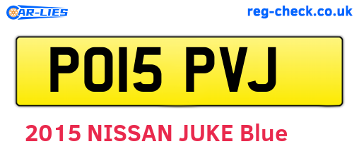 PO15PVJ are the vehicle registration plates.