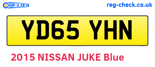 YD65YHN are the vehicle registration plates.