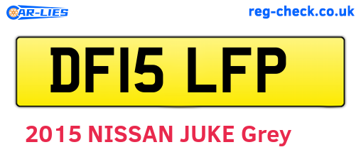 DF15LFP are the vehicle registration plates.