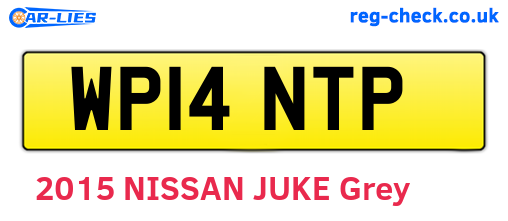 WP14NTP are the vehicle registration plates.