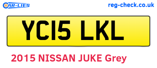YC15LKL are the vehicle registration plates.