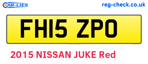 FH15ZPO are the vehicle registration plates.