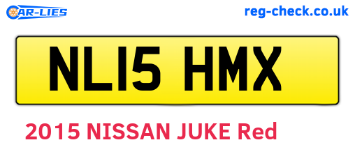 NL15HMX are the vehicle registration plates.