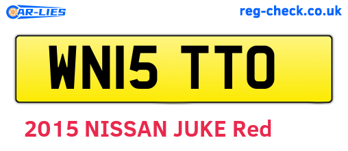 WN15TTO are the vehicle registration plates.