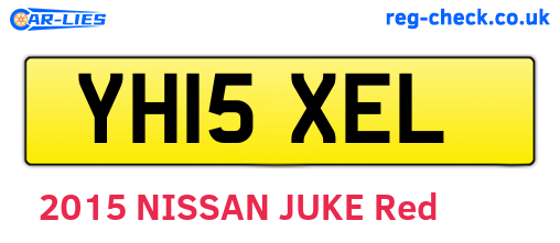YH15XEL are the vehicle registration plates.
