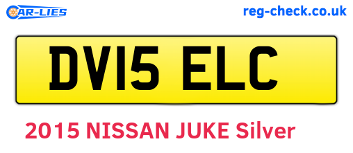 DV15ELC are the vehicle registration plates.