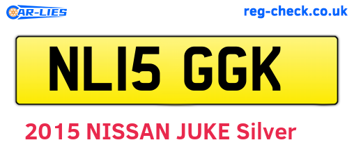 NL15GGK are the vehicle registration plates.