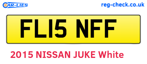 FL15NFF are the vehicle registration plates.