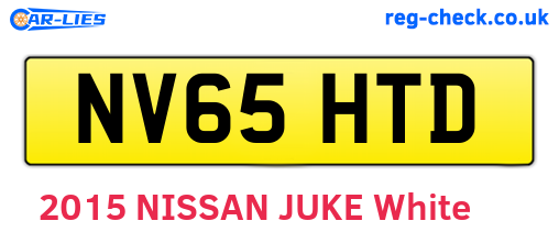 NV65HTD are the vehicle registration plates.
