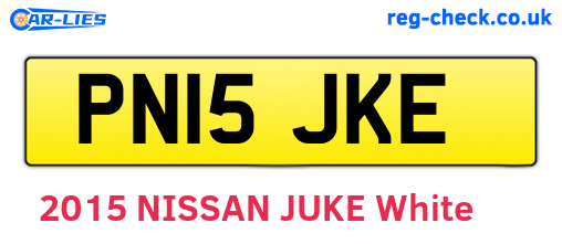 PN15JKE are the vehicle registration plates.