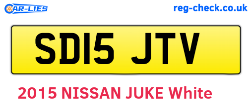 SD15JTV are the vehicle registration plates.