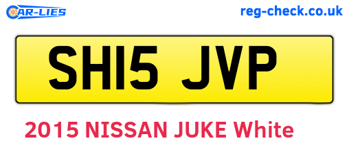 SH15JVP are the vehicle registration plates.