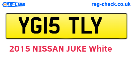 YG15TLY are the vehicle registration plates.