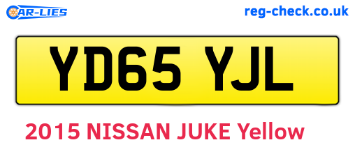 YD65YJL are the vehicle registration plates.