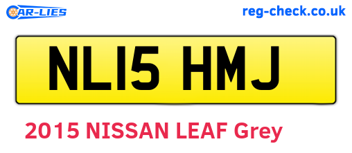 NL15HMJ are the vehicle registration plates.