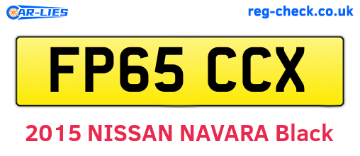 FP65CCX are the vehicle registration plates.