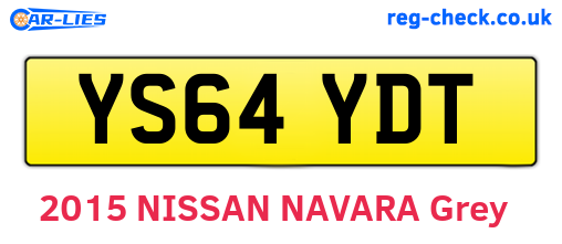 YS64YDT are the vehicle registration plates.
