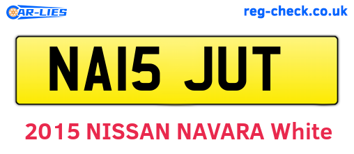 NA15JUT are the vehicle registration plates.