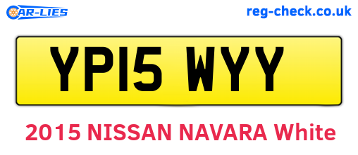 YP15WYY are the vehicle registration plates.