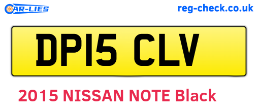 DP15CLV are the vehicle registration plates.