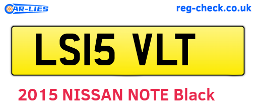 LS15VLT are the vehicle registration plates.