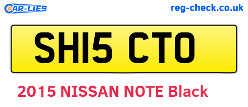 SH15CTO are the vehicle registration plates.