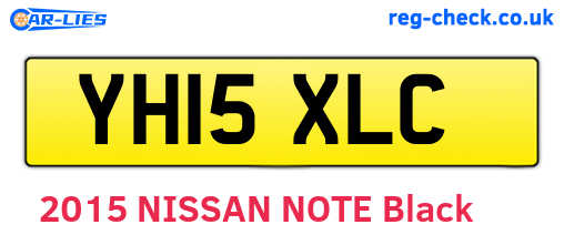 YH15XLC are the vehicle registration plates.