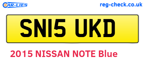 SN15UKD are the vehicle registration plates.