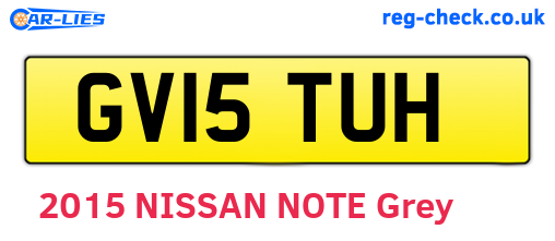 GV15TUH are the vehicle registration plates.